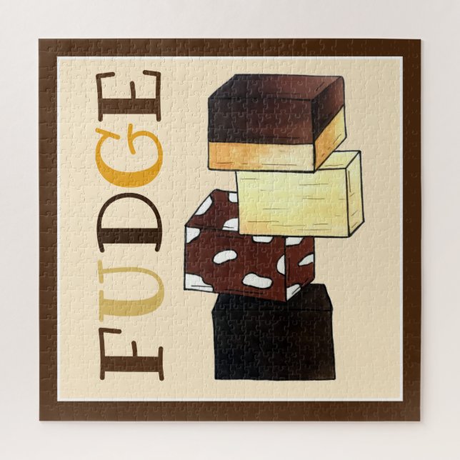 Fudge Stack Confection Confectionery Candy Süßigke (Vertikal)