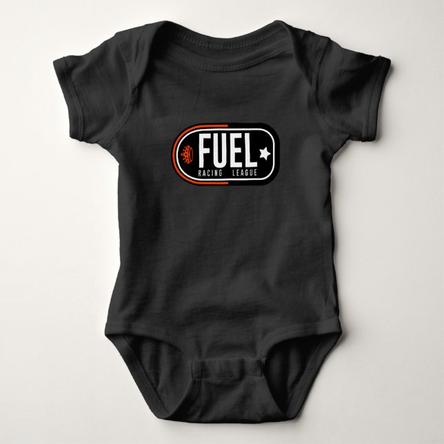 FUEL Racing League Baby Strampler (Vorderseite)
