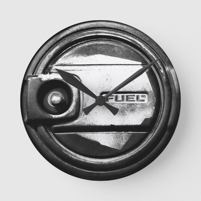 Fuel Tank Cap Runde Wanduhr (Vorderseite)