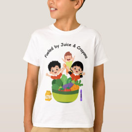 Fueled by Juice and Crayons Fun School T-Shirt