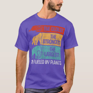 Fueled by Pflanzgut Turtle Gorilla Elephant Vegan  T-Shirt