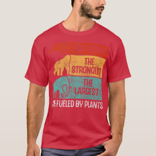 Fueled by Pflanzgut Turtle Gorilla Elephant Vegan  T-Shirt