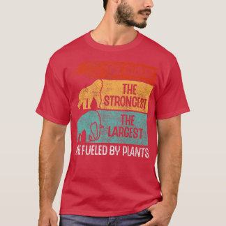 Fueled by Pflanzgut Turtle Gorilla Elephant Vegan T-Shirt