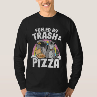 Fueled By Trash And Pizza Raccoon 2 T-Shirt