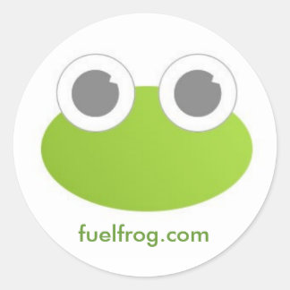 FuelFrog Round-Aufkleber Runder Aufkleber