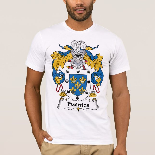 Fuentes-Familienwappen T-Shirt (Vorderseite)