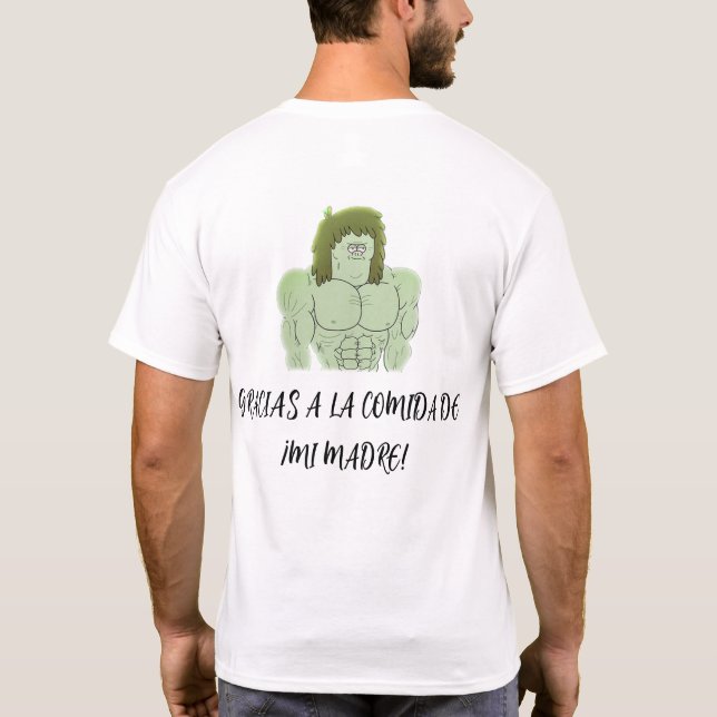 FUERTE POR MI MADRE T-Shirt (Rückseite)