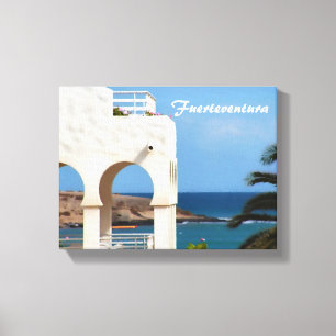 Fuerteventura Karte Leinwanddruck