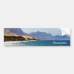 Fuerteventura Ozeanküste Reise Kunst Autoaufkleber