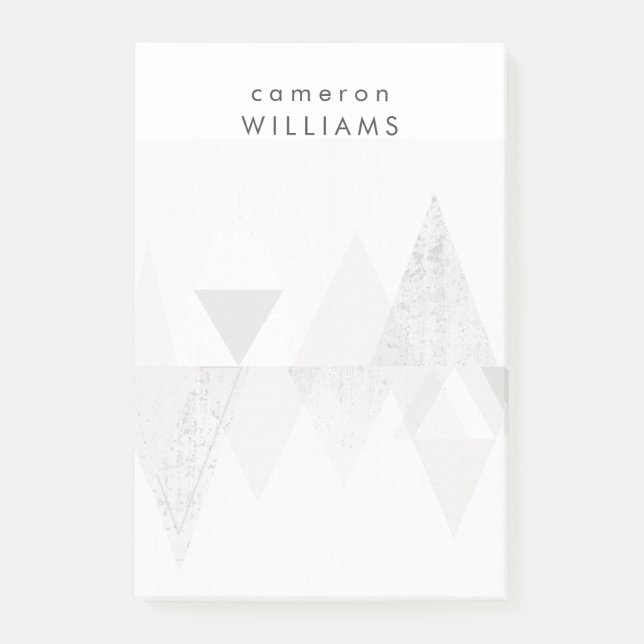 Füge Deinen Namen hinzu | Amuse II | Geometrisch m Post-it Klebezettel (Vorderseite)