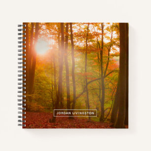 Füge Deinen Namen hinzu   Autumn Splendor Notizbuch