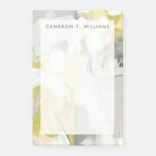 Füge Deinen Namen hinzu Citron Mist Post-it Klebezettel