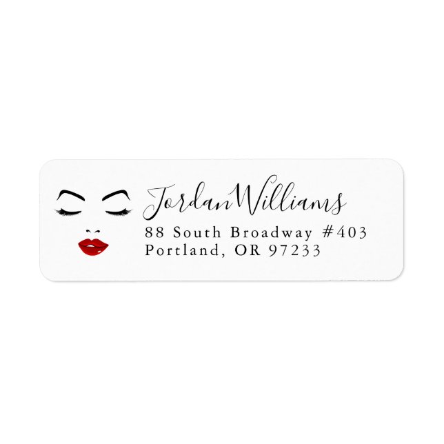 Füge Deinen Namen hinzu | Elegantes Gesicht (Vorne)