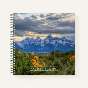 Füge Deinen Namen hinzu   Grand Tetons Notizbuch