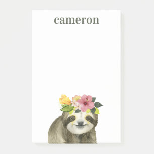 Füge Deinen Namen hinzu   Tropical Halo   Sweet Sl Post-it Klebezettel