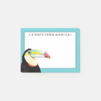 Füge Deinen Namen hinzu | Tropischer Toucan Bird