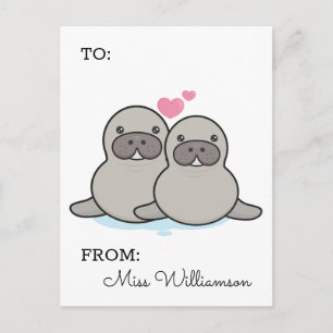 Füge Deinen Namen hinzu   Zum Valentinstag Postkarte