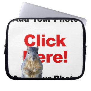 Füge ein Eichhörnchen hinzu Anpassung Laptopschutzhülle