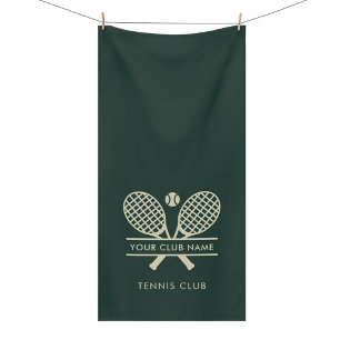 Füge Tennisclub-Name Teammitglieder Swag Grün hinz Badehandtuch