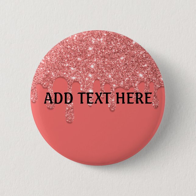 Füge Text hinzu | Schaltfläche "Driving Glitzer" Button (Vorderseite)