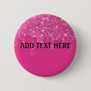 Füge Text hinzu Schaltfläche "Rosa Driving Glitz Button