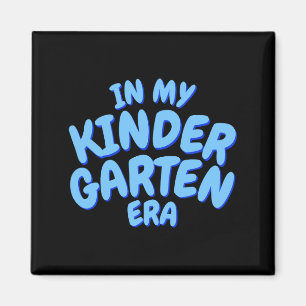 Füge Wort In Meiner Kindergarten-Ära Blaues Kinder Magnet