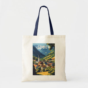 Fugen Österreich Illustration Reise Kunst Vintage Tragetasche