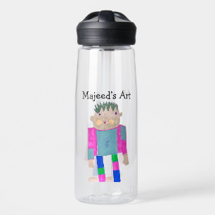 Fügen Sie das Kunstwerk Ihres Kindes hinzu Trinkflasche