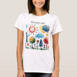Fügen Sie dazu das Artwork Ihres Kindes hinzu T-Shirt