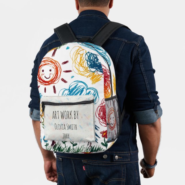 Fügen Sie dem ein Kinderwerk hinzu Bedruckter Rucksack (Insitu (Modell))