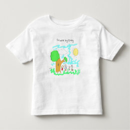 Fügen Sie dem ein Kinderwerk hinzu Kleinkind T-shirt