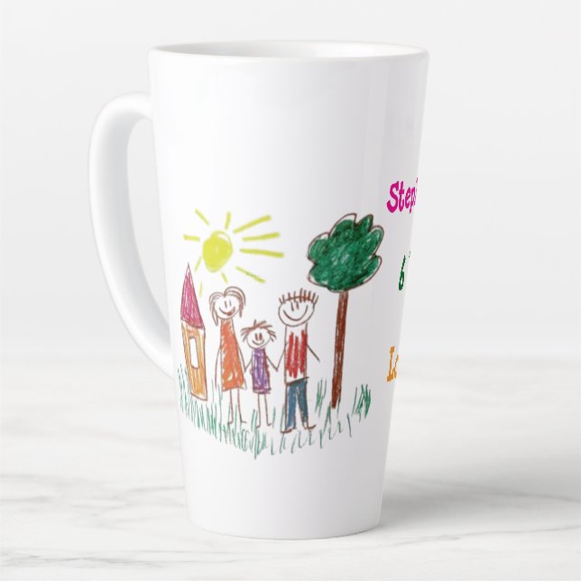 Fügen Sie dem ein Kinderwerk hinzu Milchtasse (Linke Ecke)