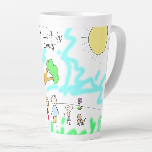 Fügen Sie dem ein Kinderwerk hinzu Milchtasse (Rechte Ecke)
