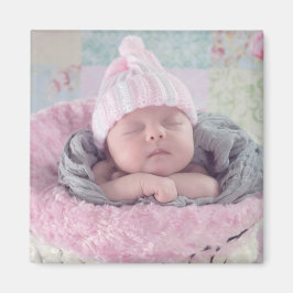 Fügen Sie dem Magnet Ihr Baby's Foto hinzu
