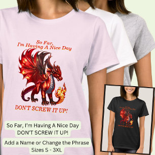 Fügen Sie den Namen Text hinzu, bis jetzt, schöner T-Shirt