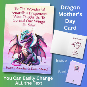 Fügen Sie der wunderbaren Wächter-Dragoness Namen  Karte