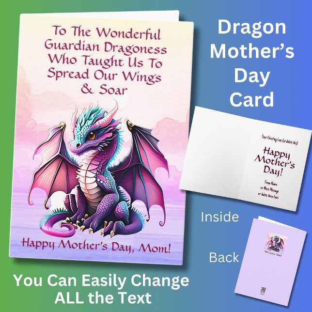 Fügen Sie der wunderbaren Wächter-Dragoness Namen  Karte (Von Creator hochgeladen)