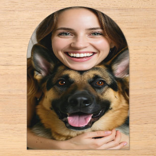 Fügen Sie ein Deutscher Schäferhund-Foto hinzu Per Acryleinladungen