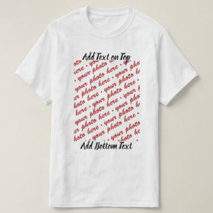 Fügen Sie ein Foto zu einem besonderen Ereignis hi T-Shirt