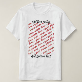 Fügen Sie ein Foto zu einem besonderen Ereignis hi T-Shirt