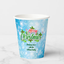 Fügen Sie Familienname Matching Merry Christmas Bl