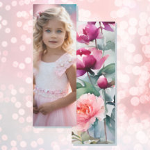 Fügen Sie Foto Pretty In Pink Double Sided Floral