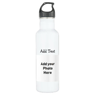 Fügen Sie Foto und Text zu dieser Wasserflasche hi Edelstahlflasche