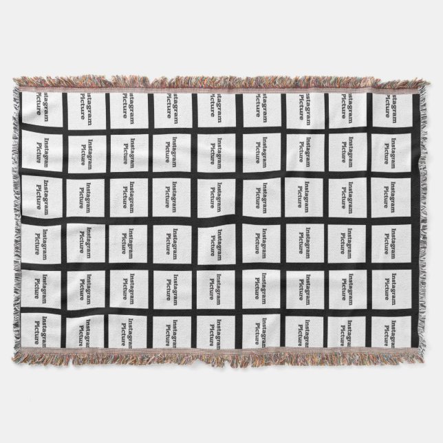 Fügen Sie Fotos oder Instagram ein Decke (Vorderseite)