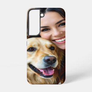 Fügen Sie Golden Retriever Foto Personalisieren Samsung Galaxy Hülle