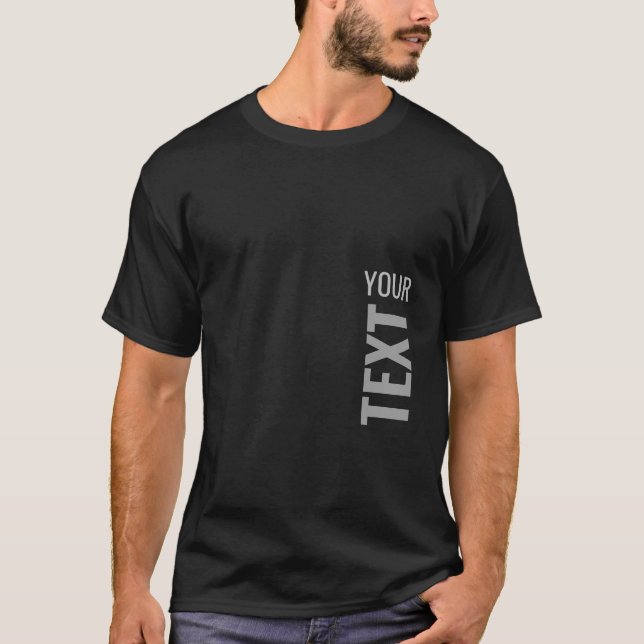 Fügen Sie hier eine Vorlage für einen einfachen sc T-Shirt (Vorderseite)
