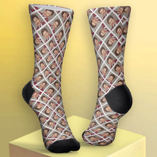 Fügen Sie Ihr 1 Foto hinzu, um ein Muster zu erste Socken