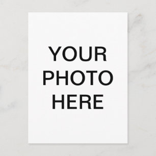 Fügen Sie Ihr anpassbares Foto hinzu  Postkarte
