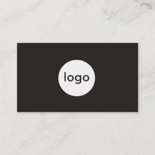 Fügen Sie Ihr benutzerdefiniertes Logo Kreis profe Visitenkarte