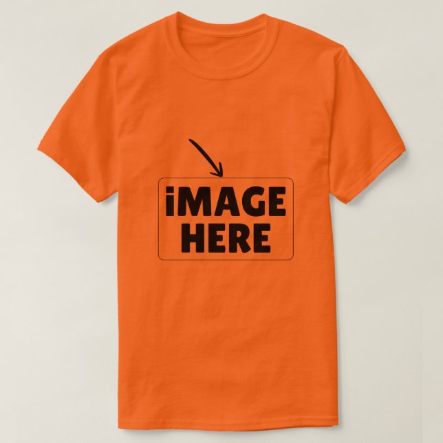 Fügen Sie Ihr Bild oder Design hinzu, individuelle T-Shirt (Design vorne)